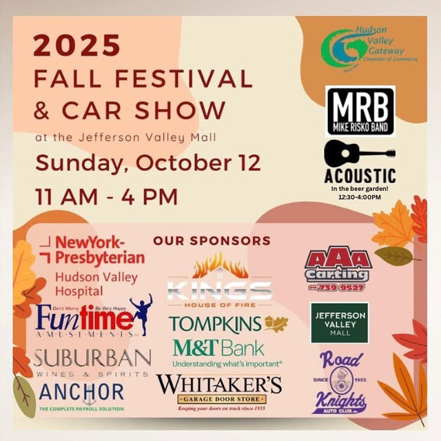 2025 Fall Festival & Car Show. October 12, 2025