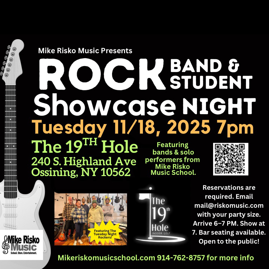 Tuesday, November 18th, 2025 at 7pm at the 19th Hole in Ossining.