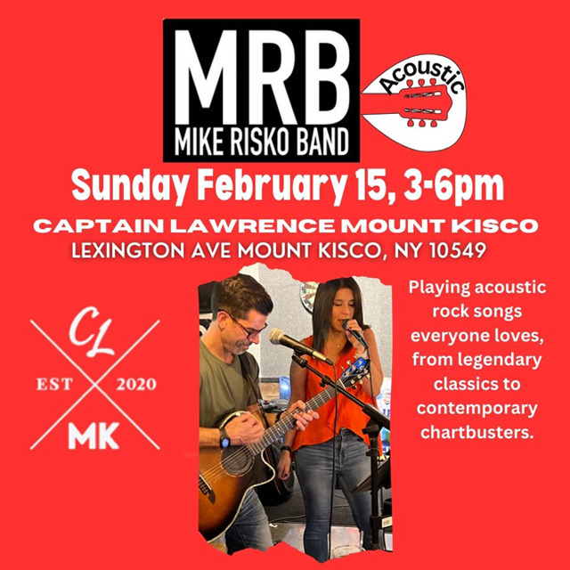 Mike Risko Band at Captain Lawrence on February 15, 2026