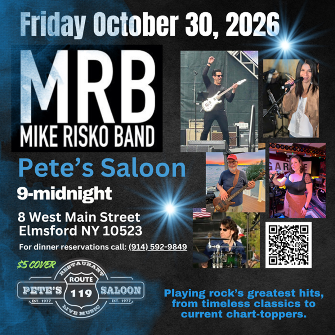 Mike Risko Band at Pete's Saloon on October 30, 2026